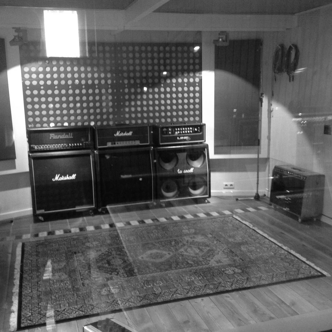 Recording room at the CCR recording studio